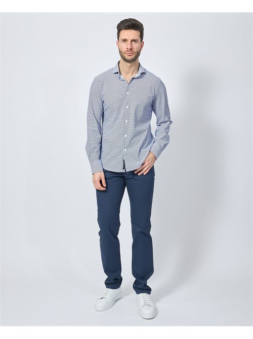 Yes Zee Long Sleeve Shirt with Micro Pattern YES ZEE | C505-OP002001